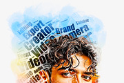 Unique Portrait Text Photo Effect, an Action Add-On by MRI STUDIO (Thumbnail 27 of 42)