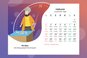 2020 Calendar - Muslim Scientist, a Stationery Template by Ted-sign (Thumbnail 29 of 39)