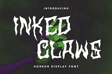 InkedClaws - Horror Display Font