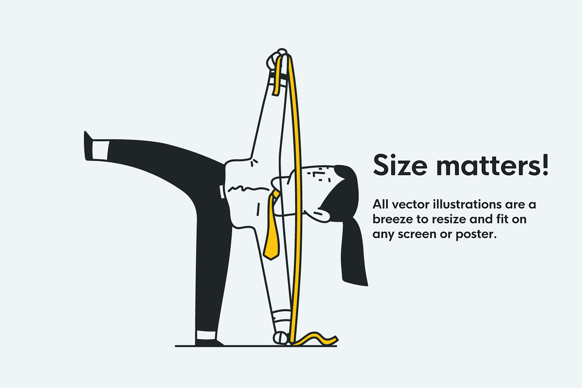 Business Pam - illustration pack, a Person Illustration by Ivan Mesaros (Photo 2 of 5)