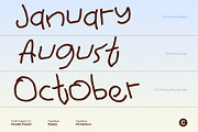 CS Gianluca – Messy Handwritten Font, a Handwritten Font by Craft Supply Co. (Thumbnail 4 of 8)