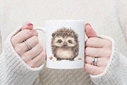 Watercolor Boho Woodland Animal Clip, an Illustration by Watercolor design (Thumbnail 11 of 12)