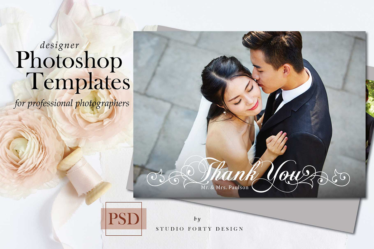 Ornate Thank You TY104, an Invitation Template by Studio Forty Design (Photo 1 of 4)