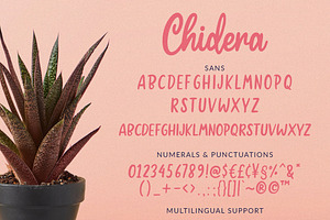 Chidera Script & Sans