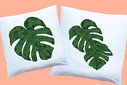 MONSTERA LEAVES, a Decorative Illustration by Tanya Akhmett (Thumbnail 5 of 8)