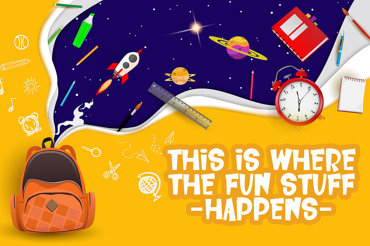 Kinder Boys - Playful Font preview 6