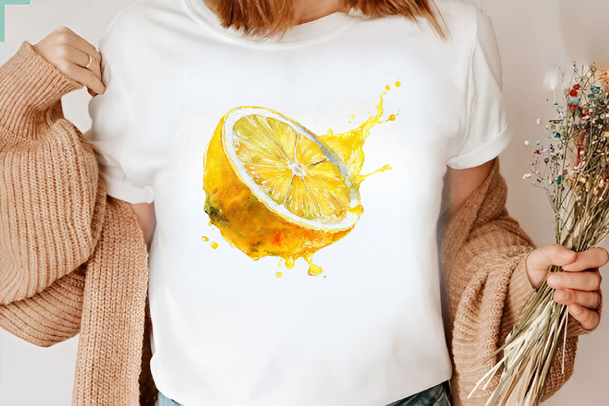 Watercolor Lemon Clipart, an Illustration by CreationArt (Photo 4 of 7)