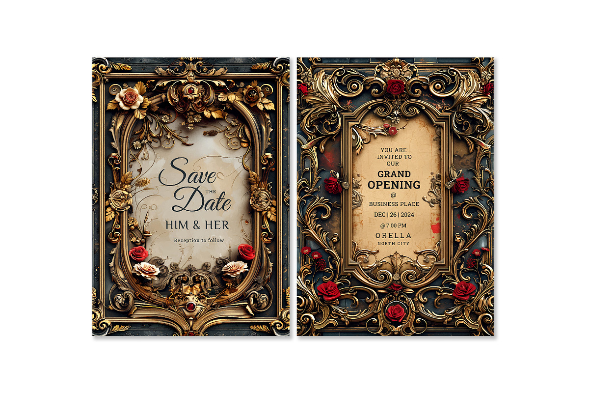 175+ Abstract Vector Invitations, an Invitation Template by M6 Gallery (Photo 110 of 126)