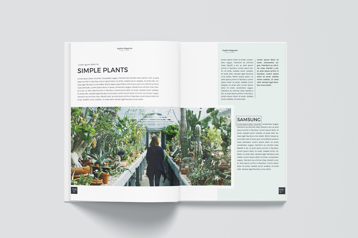 KOPIHO/ Magazine Template, a Magazine Template by obidullah_01 (Photo 7 of 14)