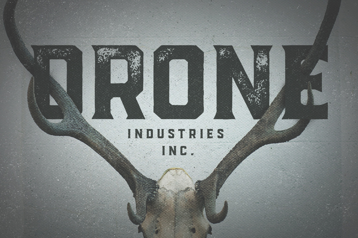 Drone Ranger Display Font preview 6