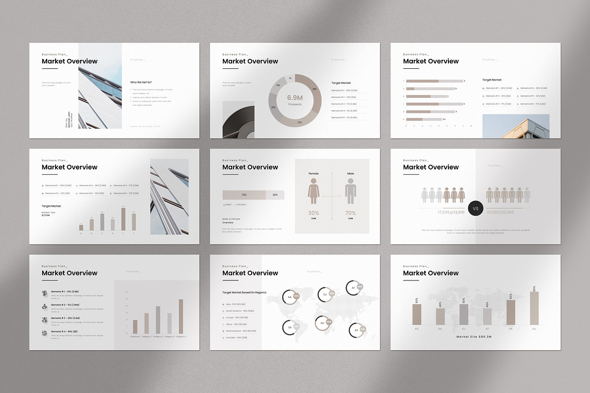 Business Plan PowerPoint Template, a Presentation Template by GoldenPixelStudio (Photo 14 of 27)