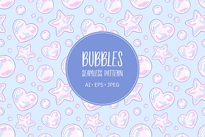 Soap bubbles pattern
