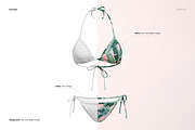 Triangle Bikini Mockup Set, an Apparel Mockup by Creatsy (Thumbnail 3 of 8)