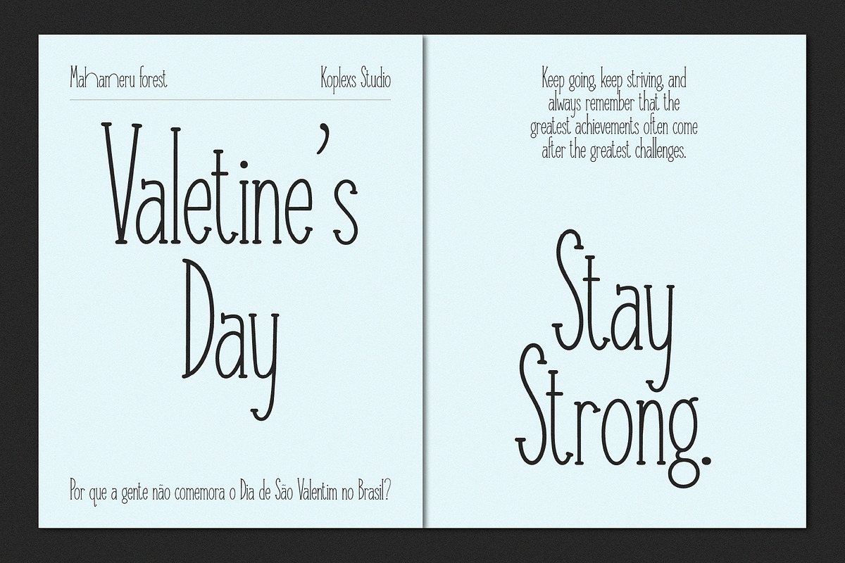 Mahameru Forest | Whimsical Serif, a Handwritten Font by Koplexs Studio (Photo 2 of 10)