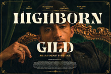 Highborn Gild - Sharp Blackletter