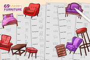 PROCREATE INTERIOR CREATOR TOOLKIT, a Brush Add-On by AlexandraArt (Thumbnail 5 of 10)