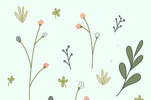 Spring Florals, Flowers Clip Art -