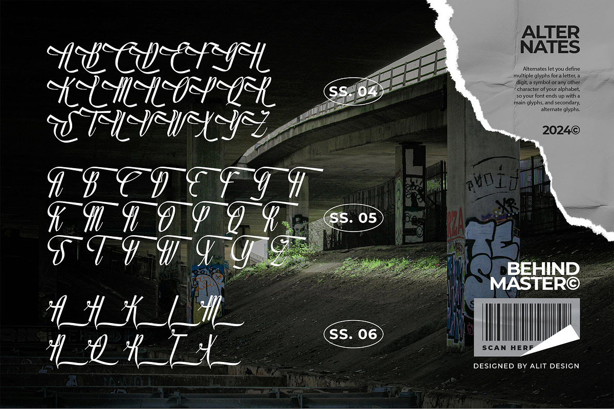 Behind Master Font, a Script Font by alit design (Photo 11 of 17)