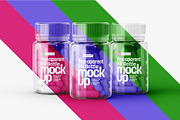 Transparent Pill Bottle Mockup Set, a Cups & Container Mockup by Deeplab (Thumbnail 4 of 10)