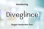 Diveglince Modern Handwritten Font, a Handwritten Font by ResumeFabs (Thumbnail 1 of 7)