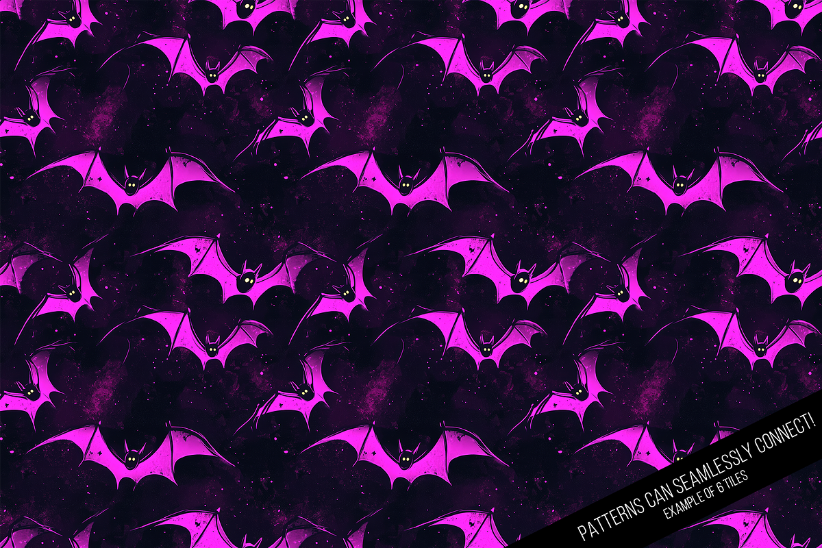 Halloween Glow Digital Paper, a Pattern Graphic by Chromolume Studio (Photo 14 of 16)