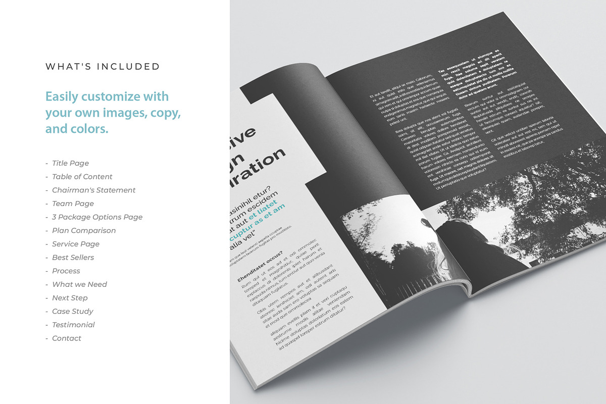 Company Portfolio Template | Canva, a Brochure Template by DesVert (Photo 6 of 6)