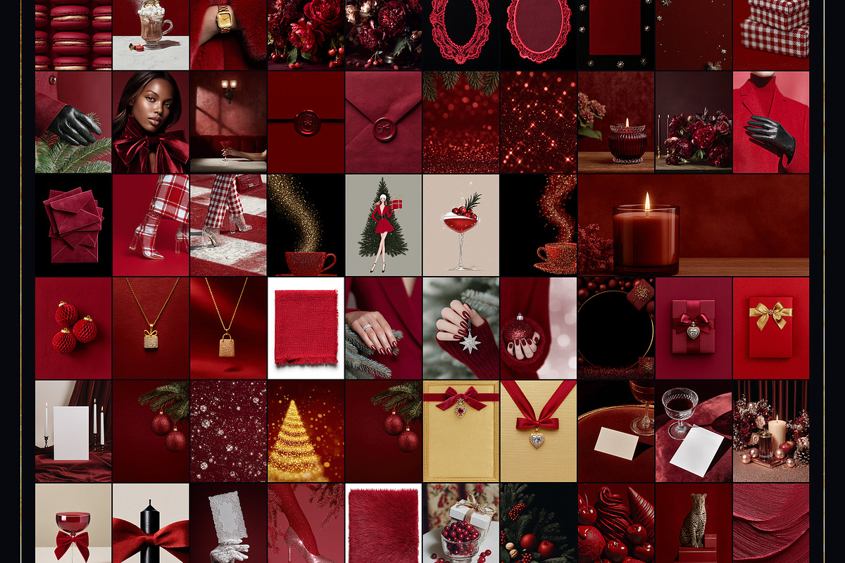 Luxury Holiday Red Background Images, a Holiday Photo by Make Stories Studio (Photo 8 of 8)