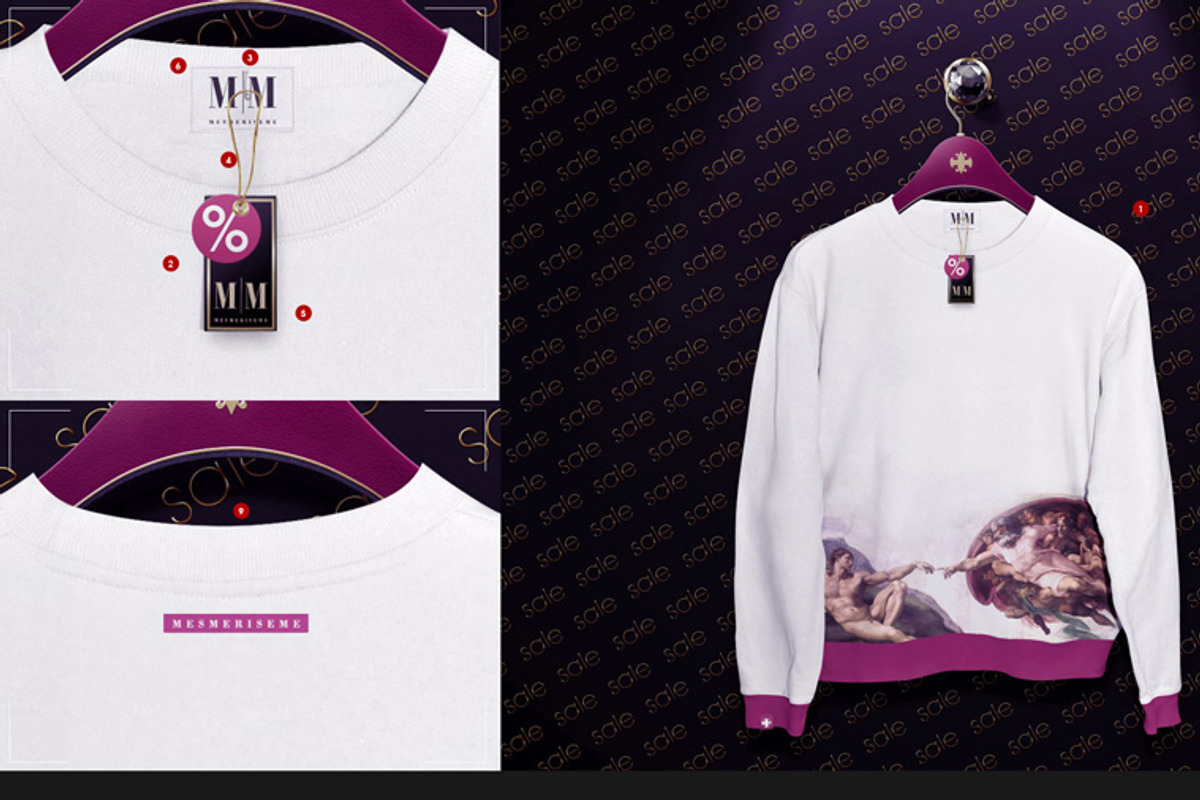 Hoodie / Blouse On 5 Stages Mock-up, a Hoody Mockup by Mocca Mockups Store (Photo 48 of 69)