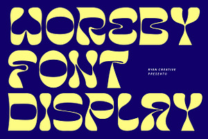 Woreby - Display Font, a Symbol Font by NuType