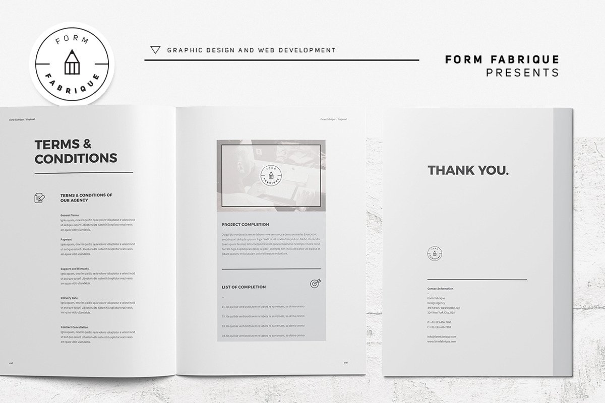 Proposal, a Brochure Template by Form Fabrique (Photo 13 of 13)