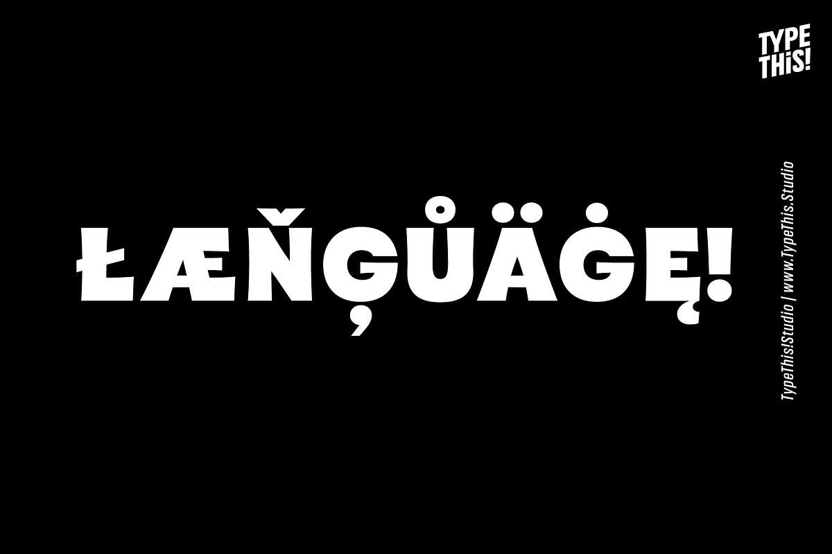 Captoon - Just A Font From Brooklyn, a Font by TypeThis!Studio (Photo 5 of 9)