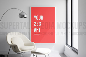 Art PSD Mockup Corporate Interior