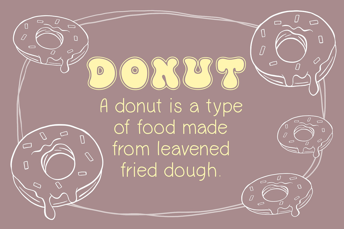 Groovy Round OTF, a Symbol Font by DREAMs Soul G. (Photo 2 of 6)