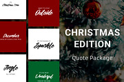 Christmas Edition - Quote Package, a Social Media Template by Annemiek van Luinen (Thumbnail 1 of 6)