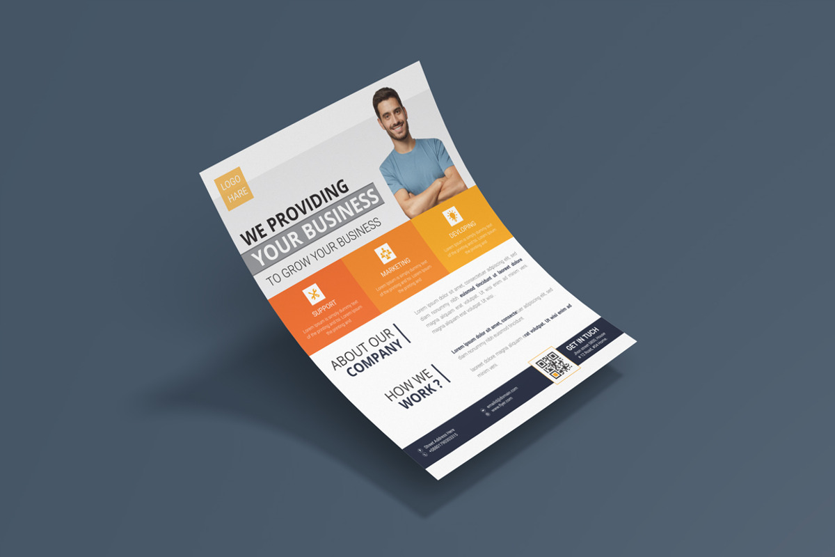 Modern Business Flyer Design, a Flyer Template by BrandlyTemplate
