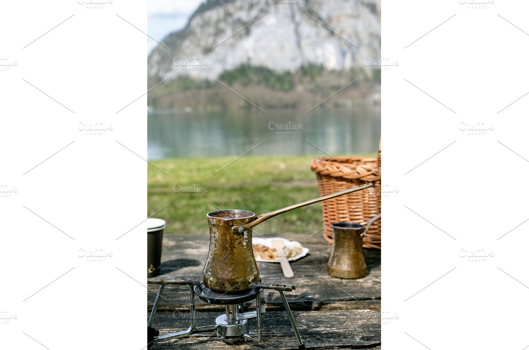 Turkish Coffee Brewing By Mountain, a Sports & Recreation Photo by Natasha Breen