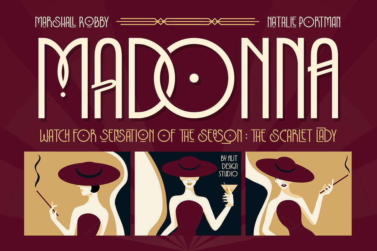 Decofun Typeface, a Sans Serif Font by alit design (Photo 4 of 15)