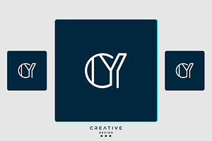 Alphabet Letters Icon Logo CY or YC, a Graphic by art_creater