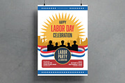 Labor Day Celebration Poster, a Flyer Template by MightyDesign (Thumbnail 1 of 6)