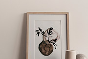 Japandi Abstract Watercolor Clip Art, a Decorative Illustration by whiteheartdesign (Thumbnail 15 of 24)
