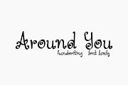 Around You, a Script Font by TKDoodle (Thumbnail 1 of 8)