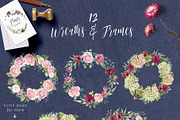 Flower Clipart - Rose Garden, an Illustration by Twigs and Twine (Thumbnail 10 of 11)