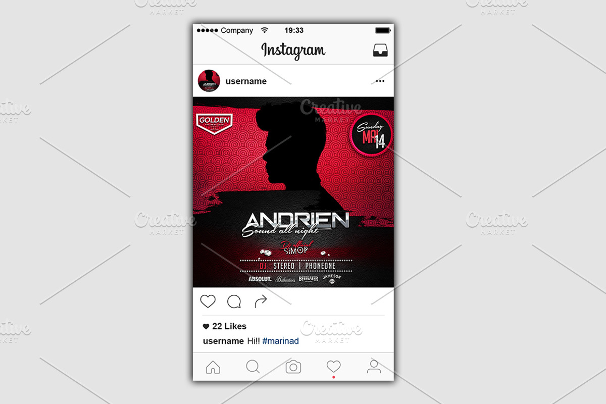 Flyer Club Dj Instagram, a Social Media Template by lawless graphic (Photo 2 of 3)