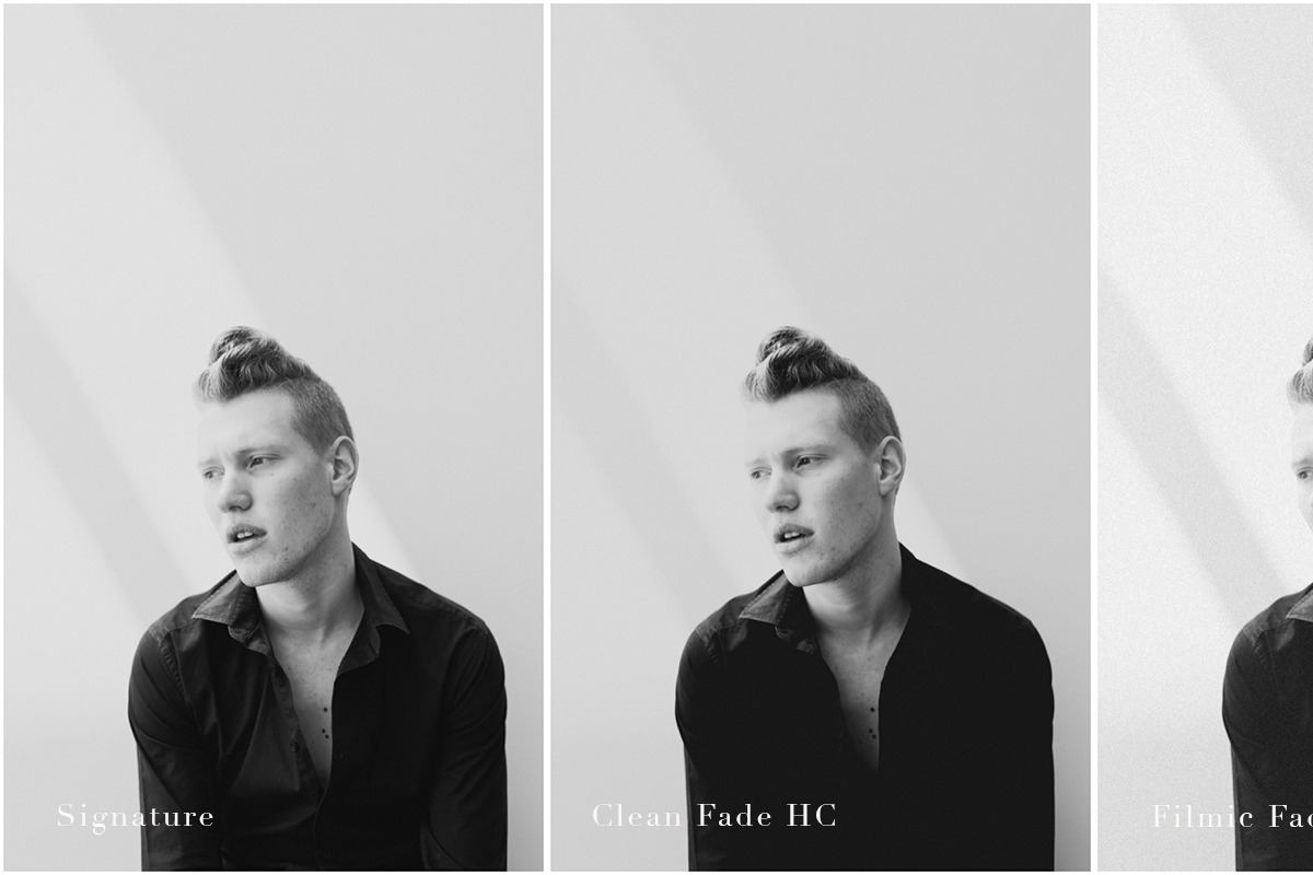 B&W Lightroom Preset Collection preview 3
