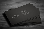 Black & White Business Card, a Business Card Template by Helal Shop (Thumbnail 1 of 6)