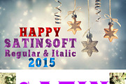 SatinSoft, a Script Font by Emdaduljs (Thumbnail 1 of 4)