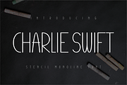 Charlie Swift Font, a Sans Serif Font by ponuppo (Thumbnail 1 of 5)