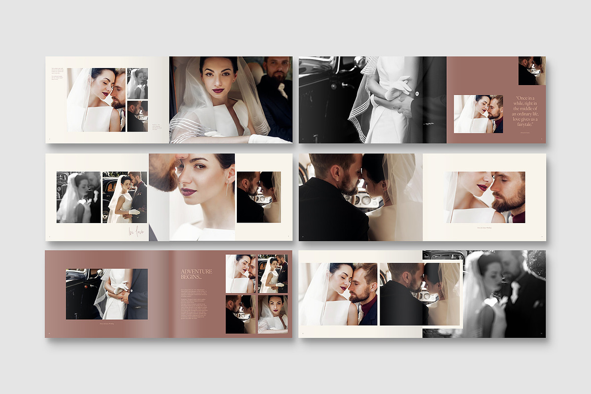 Wedding Photo Album Template, a Brochure Template by BrandPacks (Photo 3 of 6)