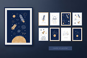 Cute Dinosaur Space Explorer, an Animal Illustration by Barkova Nadya (Thumbnail 2 of 6)