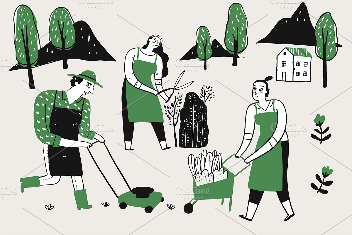 Go Green Illustrations, a Decorative Illustration by Huza Studio (Photo 2 of 7)